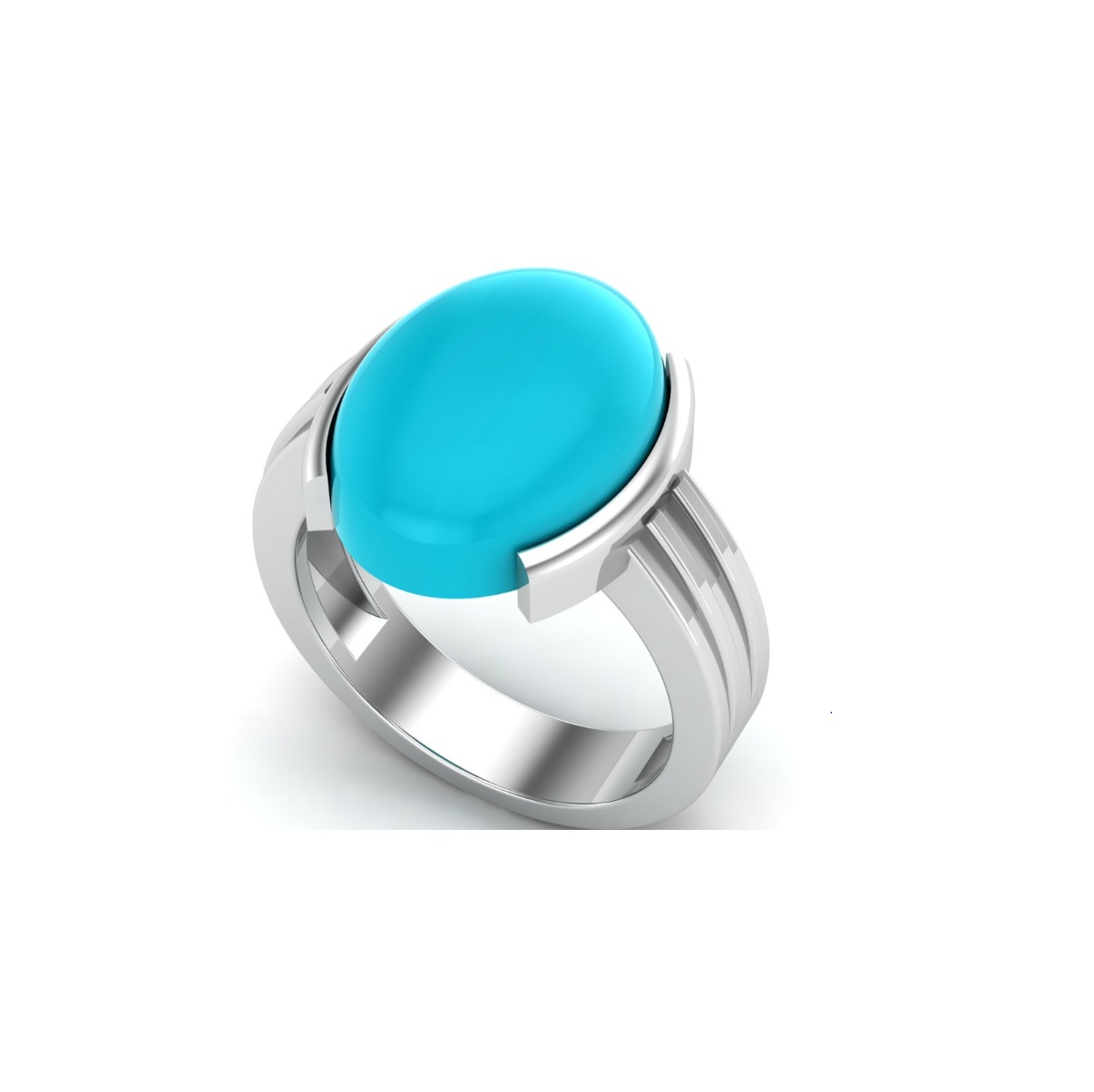 Bague turquoise argent Kiruna chevalière